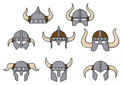 Barbarian Helmet Vector