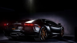 Black Aventador Lamborghini Wallpaper