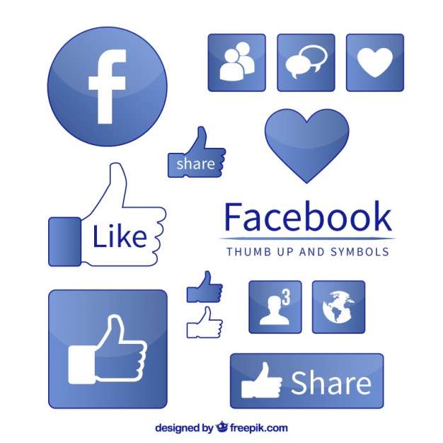 Facebook icon symbols