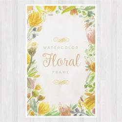 Floral frame design