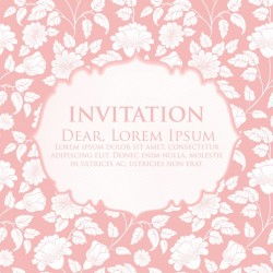 Floral frame design