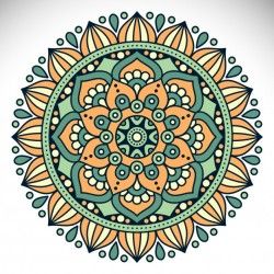 Floral mandala
