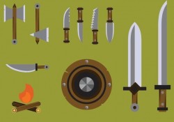 Free Barbarian Weapons Vector