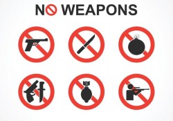 Free No Weapons Vector Signs