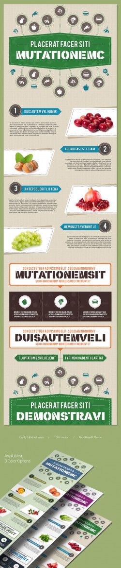 Free PSD InfographicsTemplate in food theme | ZippyPixels
