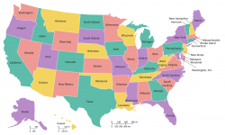 Geo Map – United States of America Map | Geo Map – USA – Maine | Map of USA |  ...
