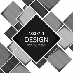 Geometric background with black and white squares