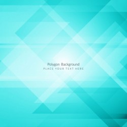 Geometric bright blue background