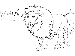 Gorgeous Lion coloring page | Free Printable Coloring Pages