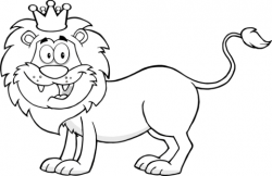 Happy Lion King coloring page | Free Printable Coloring Pages