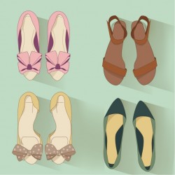 Heeled shoes