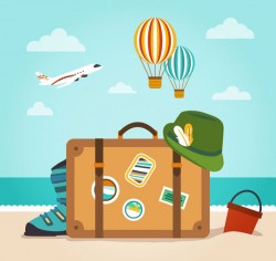 Holiday Suitcase illustration
