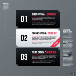 Infographic template design Vector | Free Download