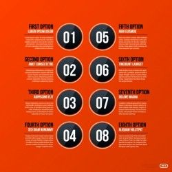 Infographic template design