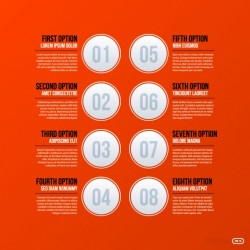 Infographic template design