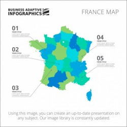 France Infographic template design