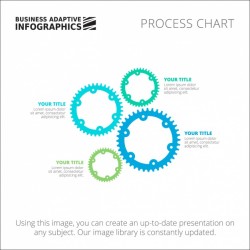 Process Chart Infographic template design