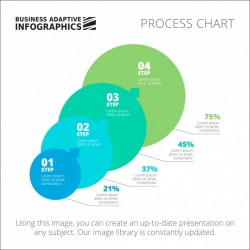 Circle Infographic template design