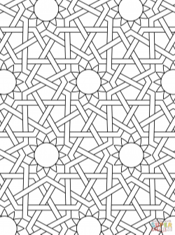 Islamic Ornament Mosaic | Super Coloring