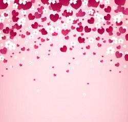 Love and cherry background vector pictures
