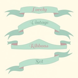 Lovely vintage ribbon set