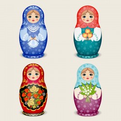 Matryoshka vector pictures