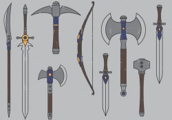 Medieval Weapons Free Vector