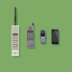 Mobile phone evolution design