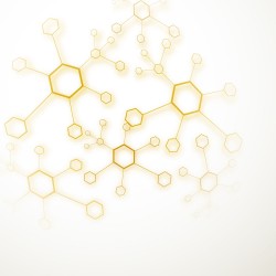 Molecular structure of diamond vector
