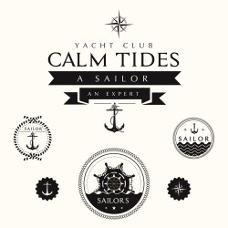 Navigation labels vector