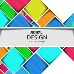 Nice geometric background with full color squares