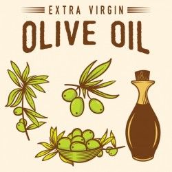 Olive oil background design Vector | Free Download