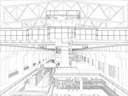 Plant piping drawings vector