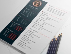 PSD CV/Resume Template with Cover Letter – PSDboom
