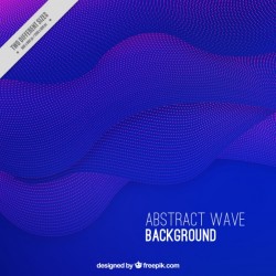 Purple abstract wave background
