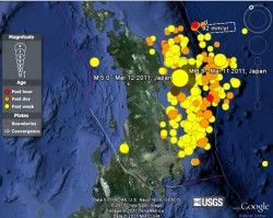 Real-time Earthquakes Plugin Google Earth
