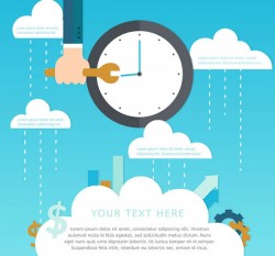 Repair watches arm vector pictures