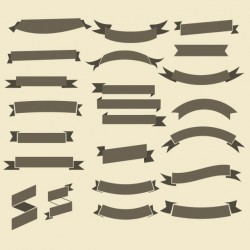 Retro ribbons