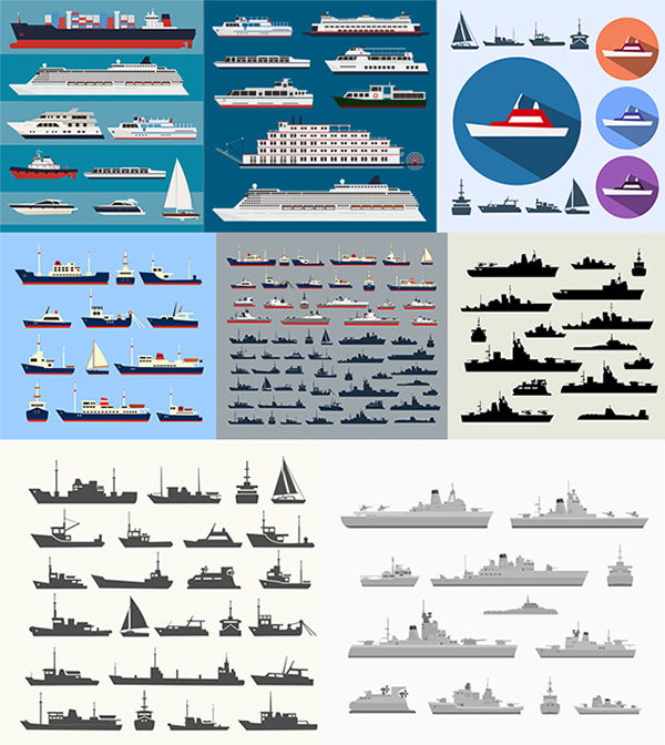Sailing ship vector
