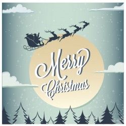 Santa claus christmas card Vector | Free Download