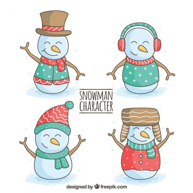 Snowman character collection