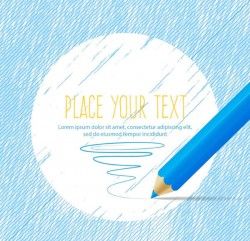 Text background color pencil vector pictures