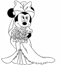 Minnie Mouse Coloring Page