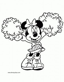 Minnie Mouse Coloring Page