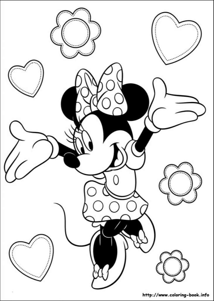 Minnie Mouse Coloring Page