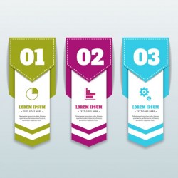 Three tags for infographics