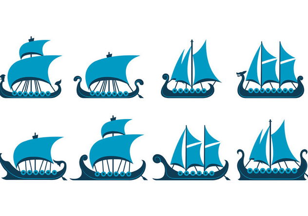 Vector Of Viking Ship Free