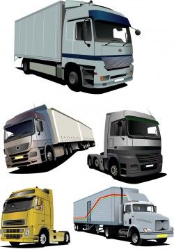 Vector truck Vector Image
