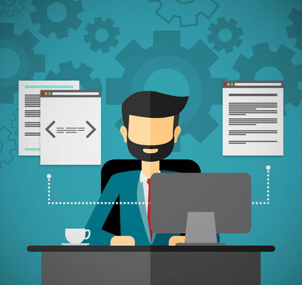 Visit the website man vector pictures