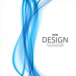 Abstract background, blue wavy lines